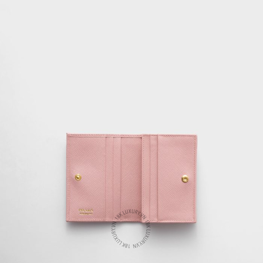 Ví Ngắn Prada Small Saffiano Leather Wallet 1MV021_QHH_F0924 PRV114