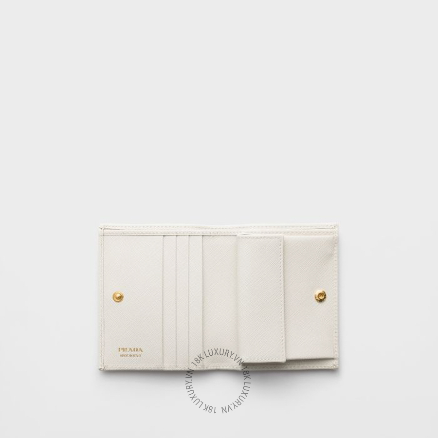 Ví Ngắn Prada Small Saffiano Leather Wallet 1MV204_QHH_F0K74 PRV085