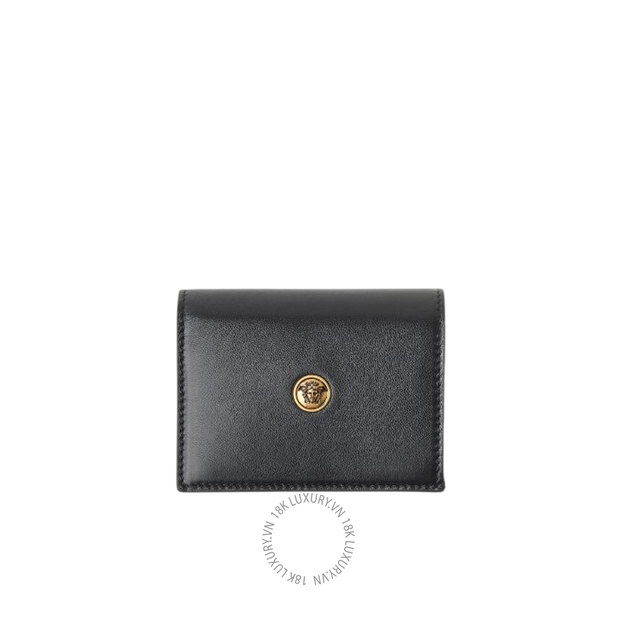 Ví ngắn Versace Emblème Leather Wallet 1024190-1A17449_DTU_UNICA_1B55J VSC531