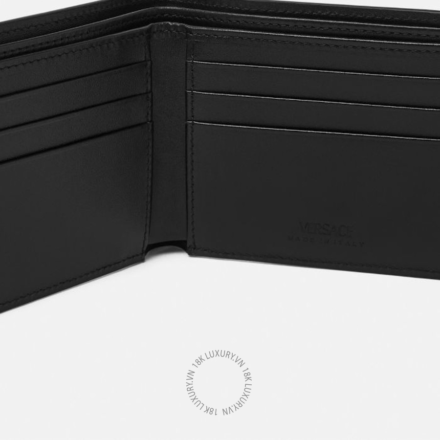 Ví ngắn Versace Medusa Biggie Leather Wallet DPU2463-1A10544_DTU_UNICA_1B00V VSC508