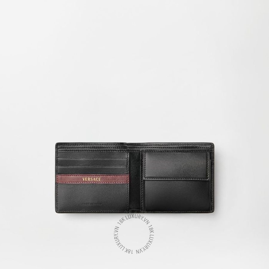 Ví ngắn Versace Severine Leather Wallet DPU6737-1A18568_DTU_UNICA_1B55J VSC515