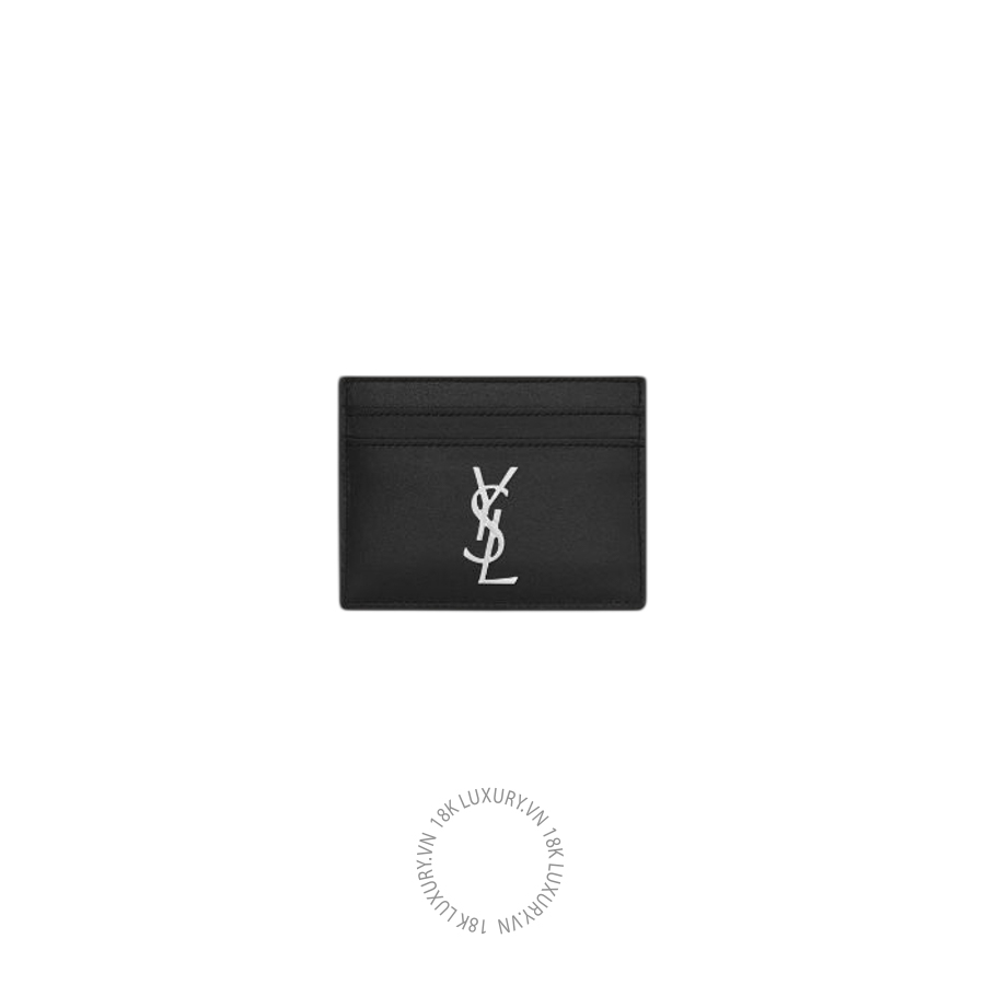 Ví ngắn YSL CASSANDRE card case in smooth leather 4856310SX0E1000 VKI018