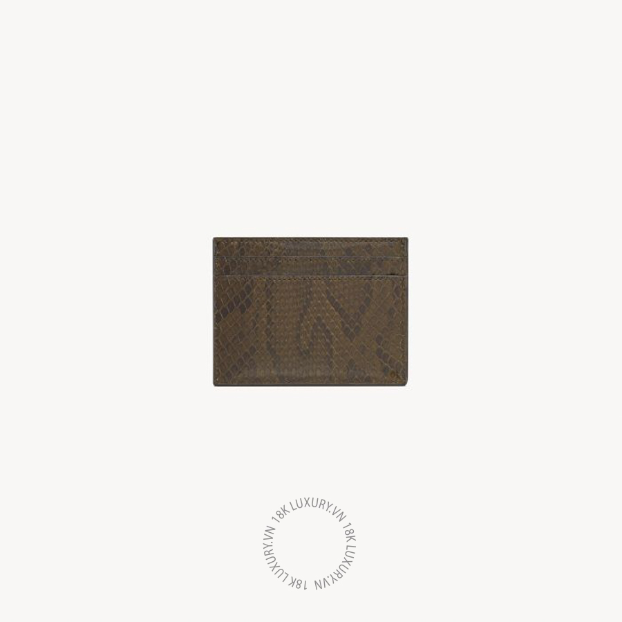 Ví ngắn YSL SAINT LAURENT PARIS card case in python 375946EABQF2961 VKI081