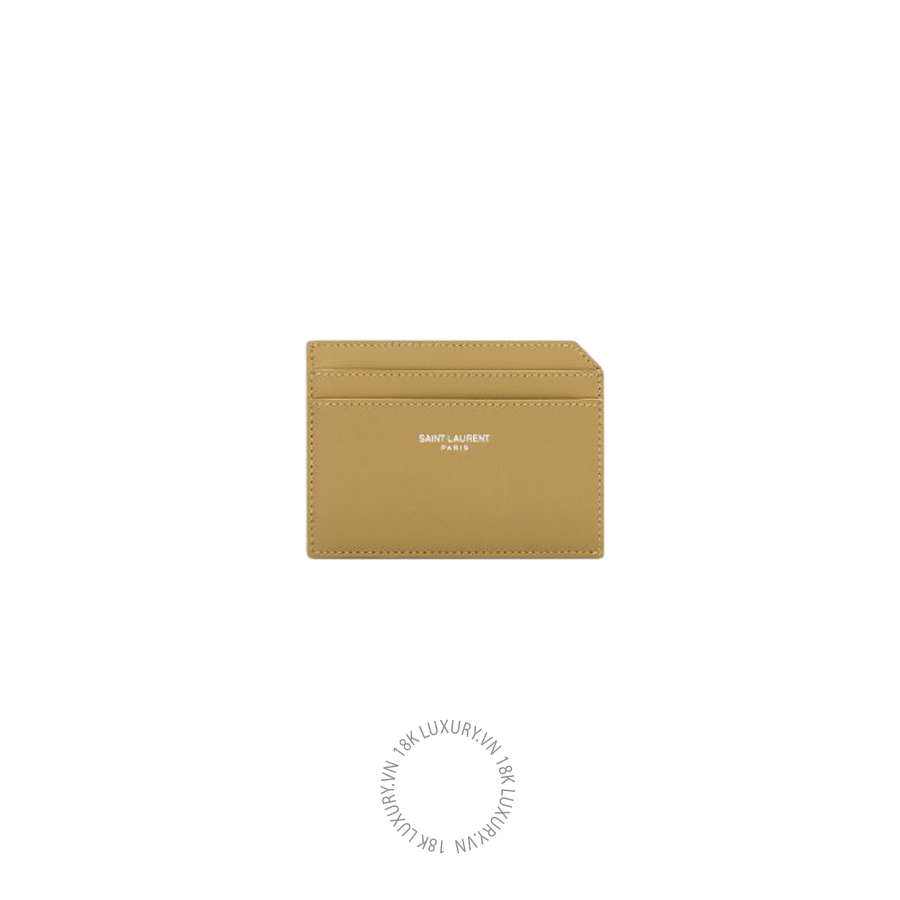 Ví ngắn YSL Saint Laurent Paris open card case in smooth leather 7528980U90E7963 VKI019