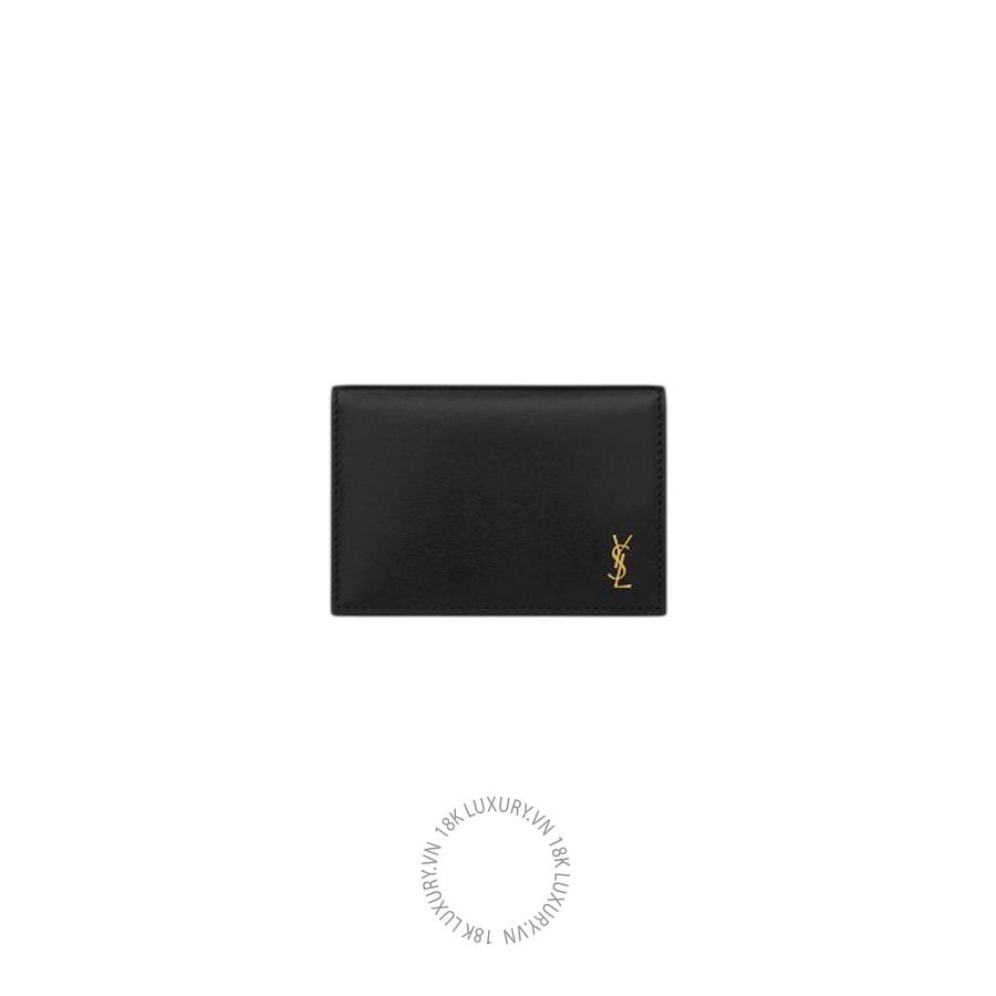 Ví ngắn YSL TINY CASSANDRE BUSINESS CARD CASE IN GLOSSY LEATHER 73007702G0W1000 VKI057