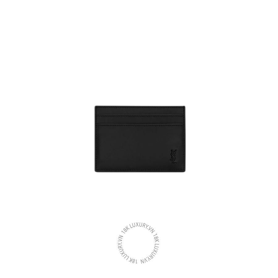 Ví ngắn YSL TINY CASSANDRE card case in matte leather 8479511JB0U1000 VKI013