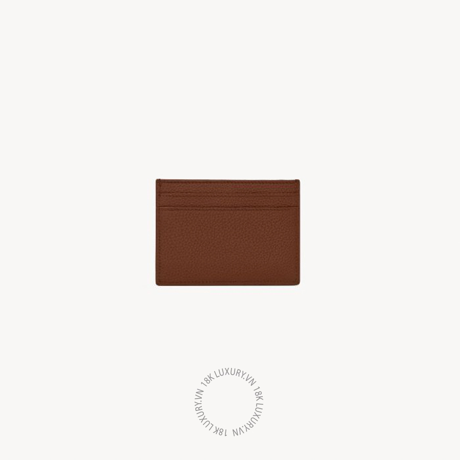 Ví ngắn YSL TINY CASSANDRE credit card case in grained leather 847951DTI0W2126 VKI008
