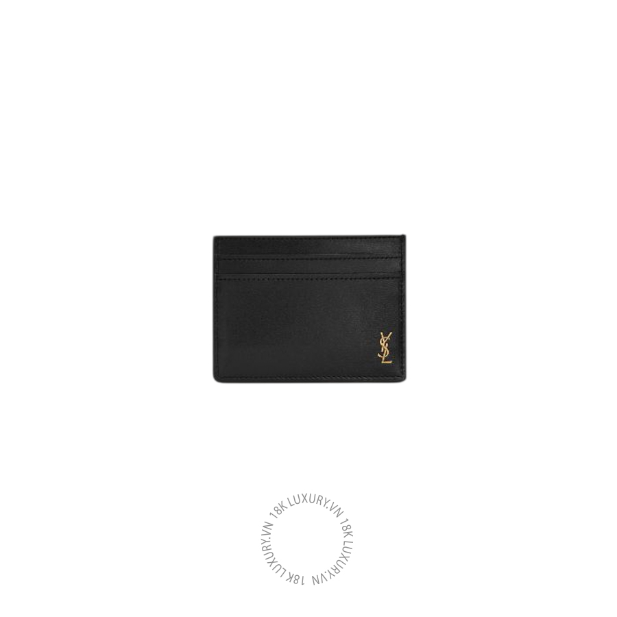 Ví ngắn YSL TINY CASSANDRE credit card case in shiny leather 60760302G0W1000 VKI011