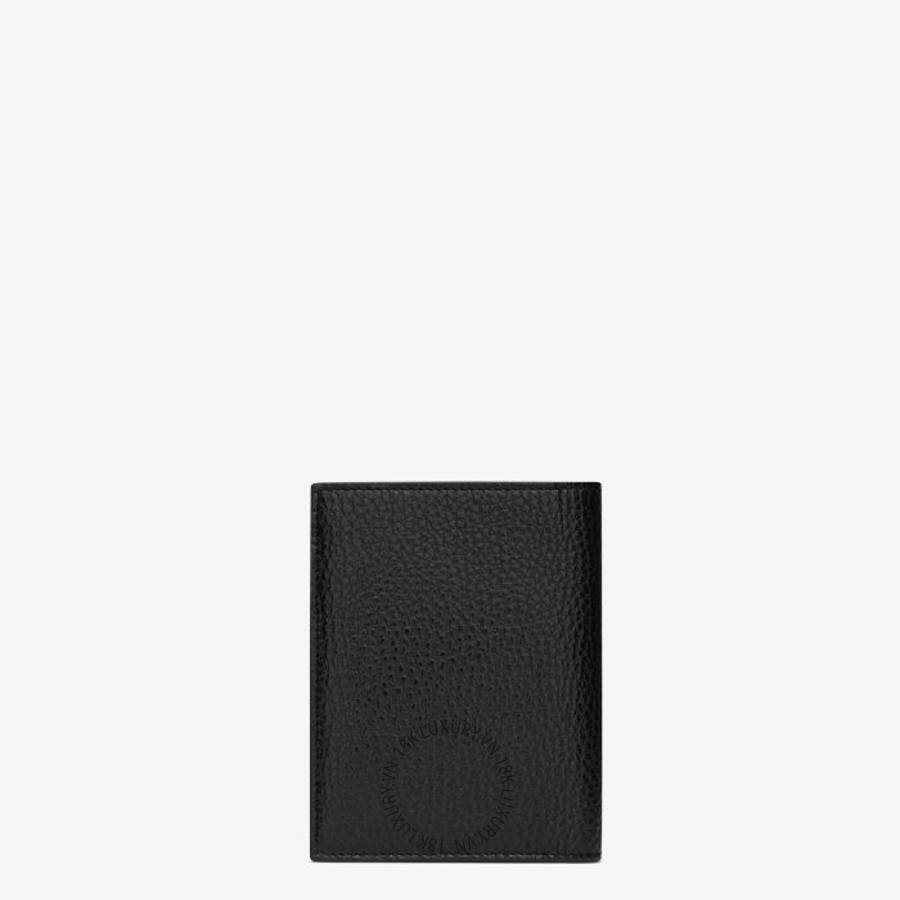 Ví ngắn YSL TINY CASSANDRE CREDIT CARD WALLET IN GRAINED LEATHER 847958AAELP1000 VKI054