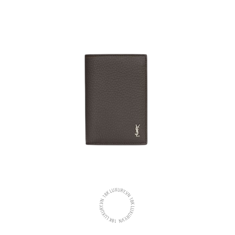 Ví ngắn YSL TINY CASSANDRE credit card wallet in grained leather 847958AAELP1997 VKI049