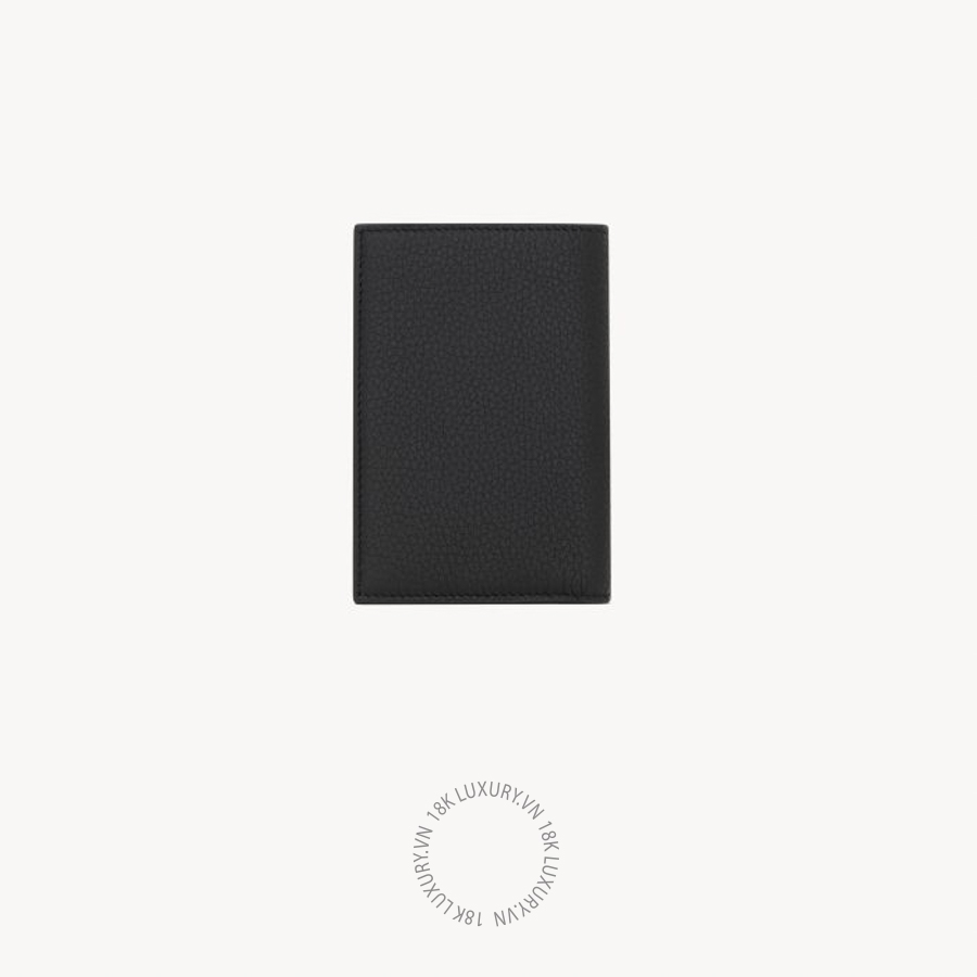 Ví ngắn YSL TINY CASSANDRE credit card wallet in grained leather 847958AAET91000 VKI055