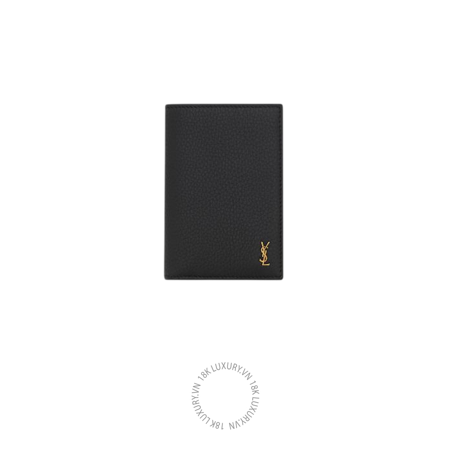 Ví ngắn YSL TINY CASSANDRE credit card wallet in grained leather 847958AAET91000 VKI055