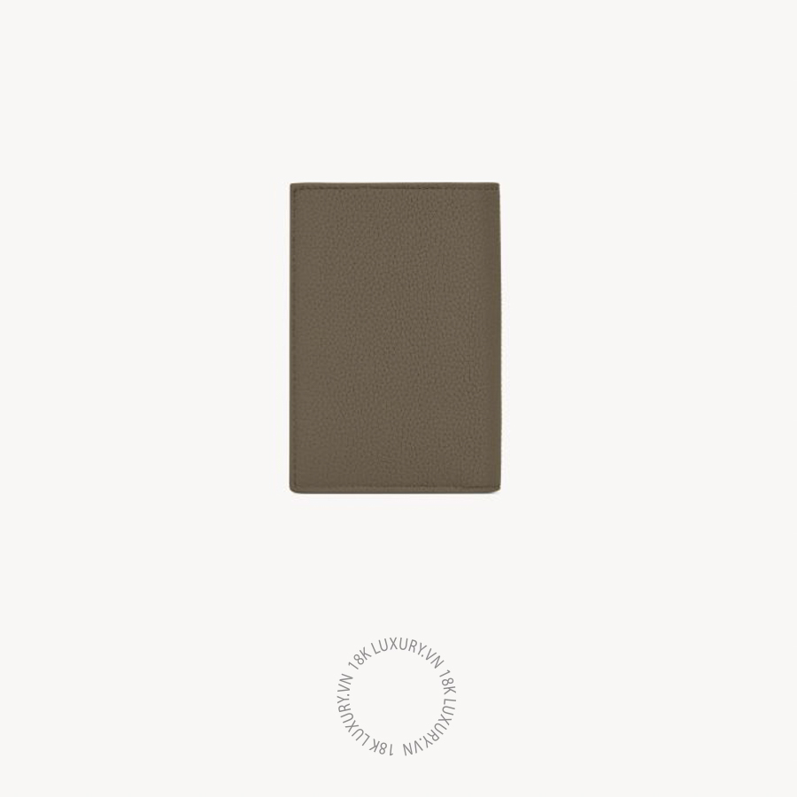 Ví ngắn YSL TINY CASSANDRE CREDIT CARD WALLET IN GRAINED LEATHER 847958DTI0E2952 VKI053