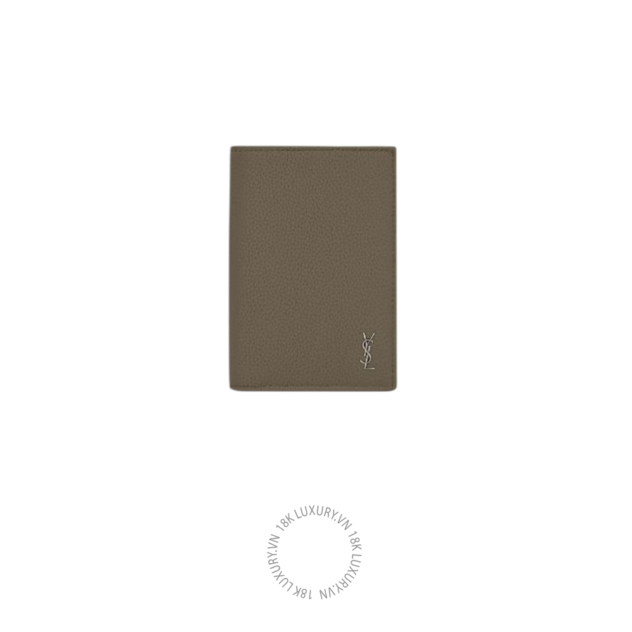 Ví ngắn YSL TINY CASSANDRE CREDIT CARD WALLET IN GRAINED LEATHER 847958DTI0E2952 VKI053