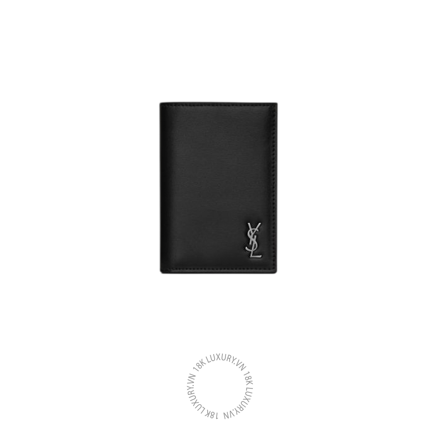 Ví ngắn YSL TINY CASSANDRE credit card wallet in matte leather 8479581JB0E1000 VKI033