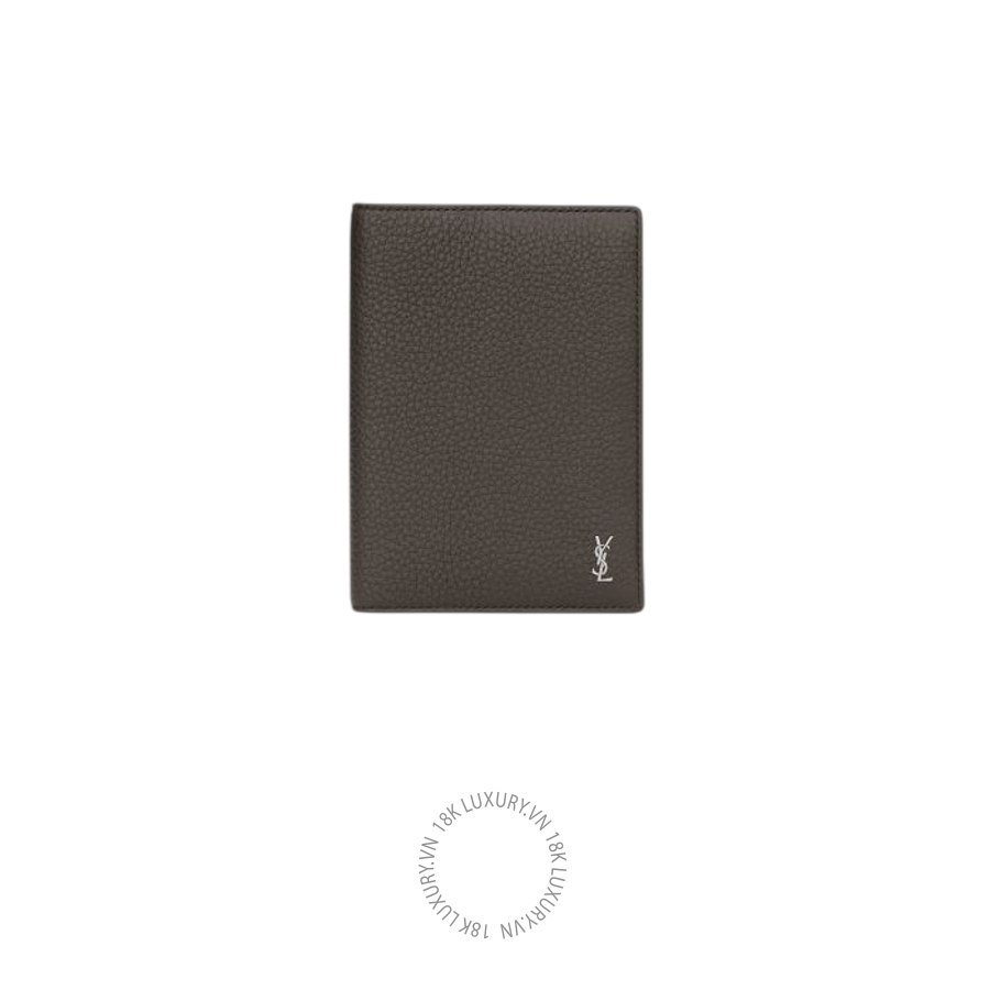 Ví ngắn YSL TINY CASSANDRE passport case in grained leather 863679AAELP1997 VKI099