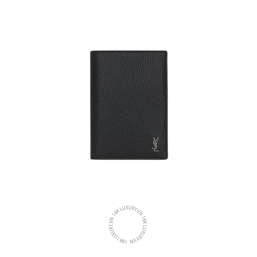 Ví ngắn YSL TINY CASSANDRE passport holder in grained leather 607659AAC681000 VKI100