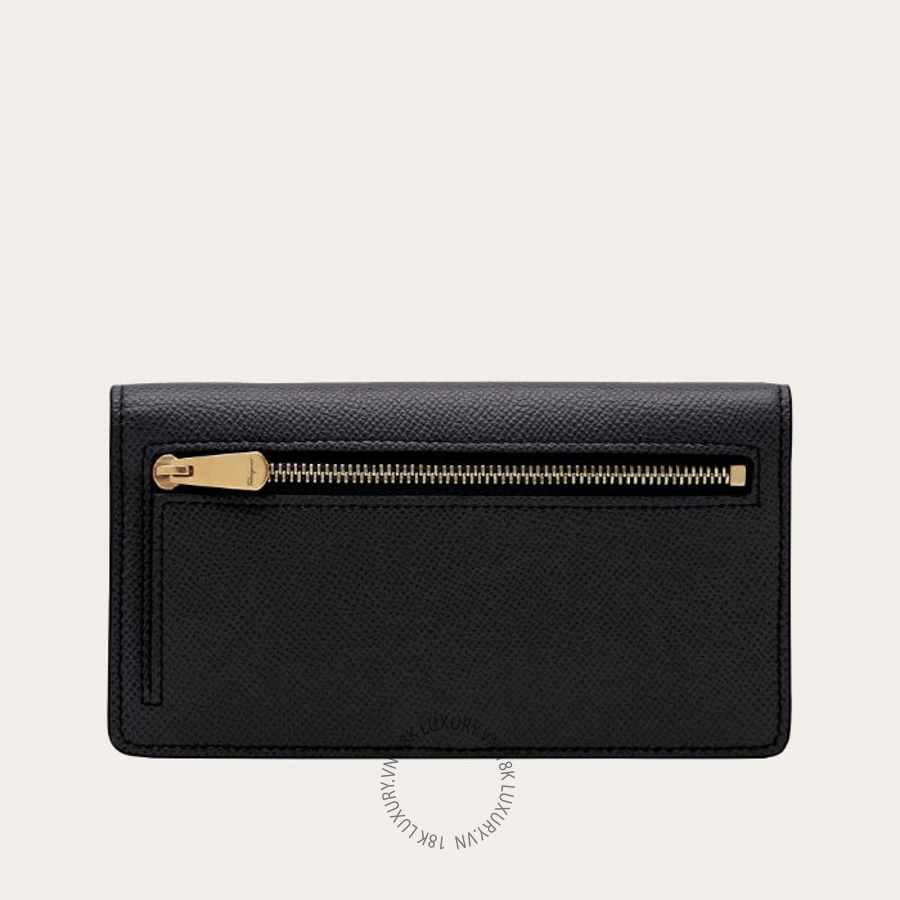 Ví Salvatore Ferragamo Gancini continental wallet black 22D779726510 WBLP008 15 Ví Salvatore Ferragamo Gancini continental wallet black 22D779726510 WBLP008