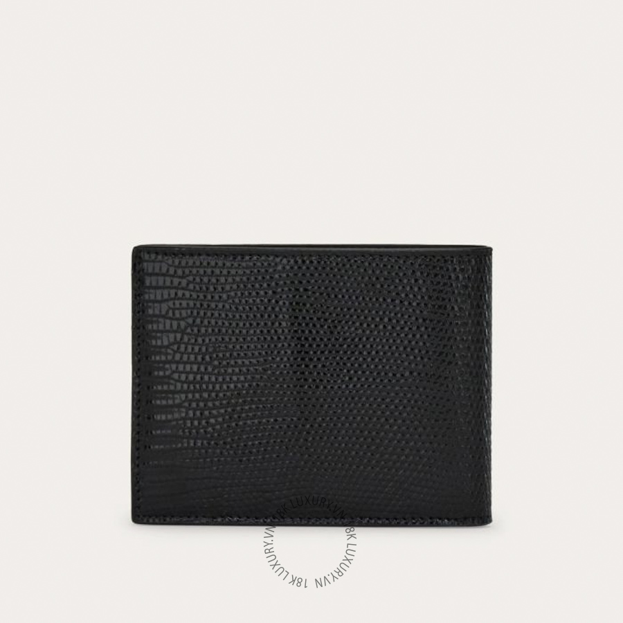 Ví Salvatore Ferragamo Gancini Wallet Black 661451790628 ENME009 12 Ví Salvatore Ferragamo Gancini Wallet Black 661451790628 ENME009