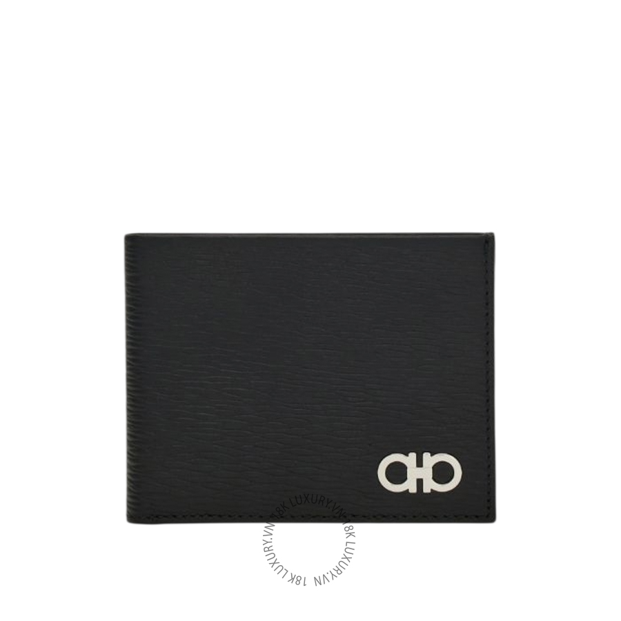Ví Salvatore Ferragamo Gancini Wallet Black 66A064685978 ENME028