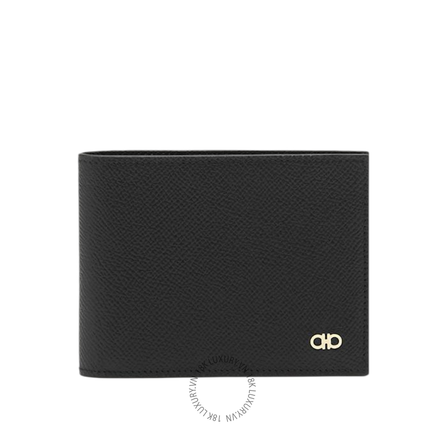 Ví Salvatore Ferragamo Gancini Wallet Đen 661451775644 ENME020