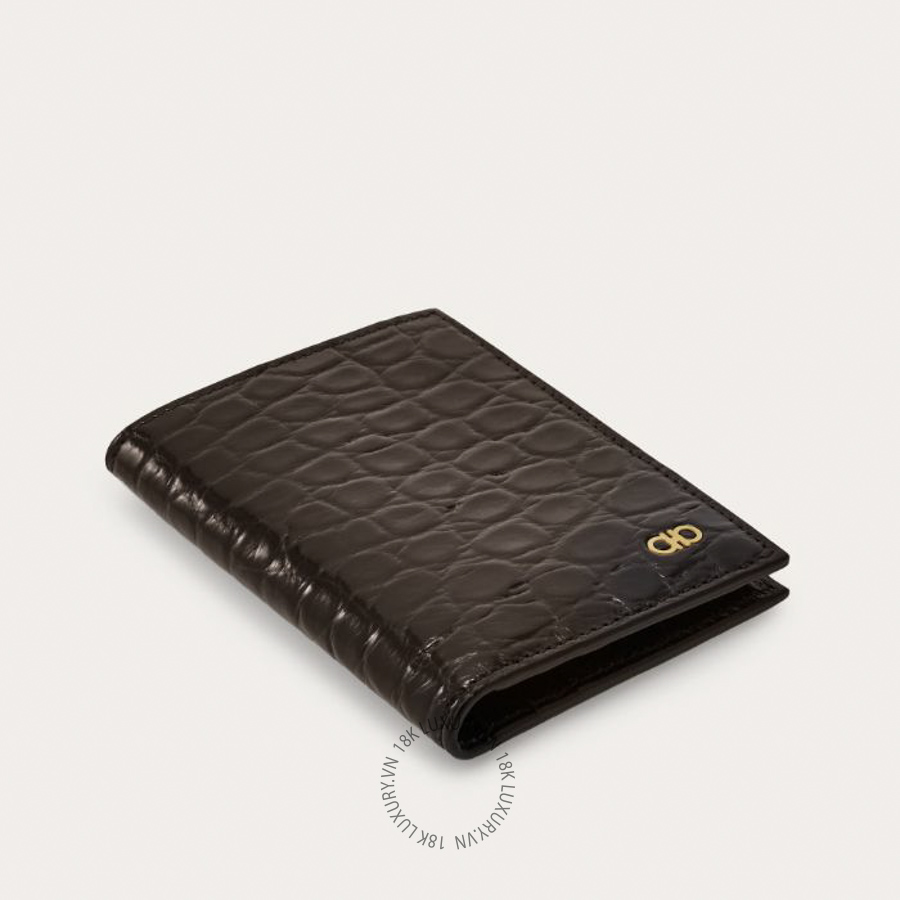 Ví Salvatore Ferragamo Gancini Wallet Testa di Moro 661781790556 ENME010